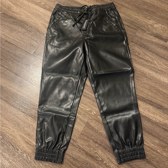 Blank NYC leather joggers - Picture 1 of 4